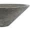 Grey Conical Stone Basin 40 cm x 15 cm